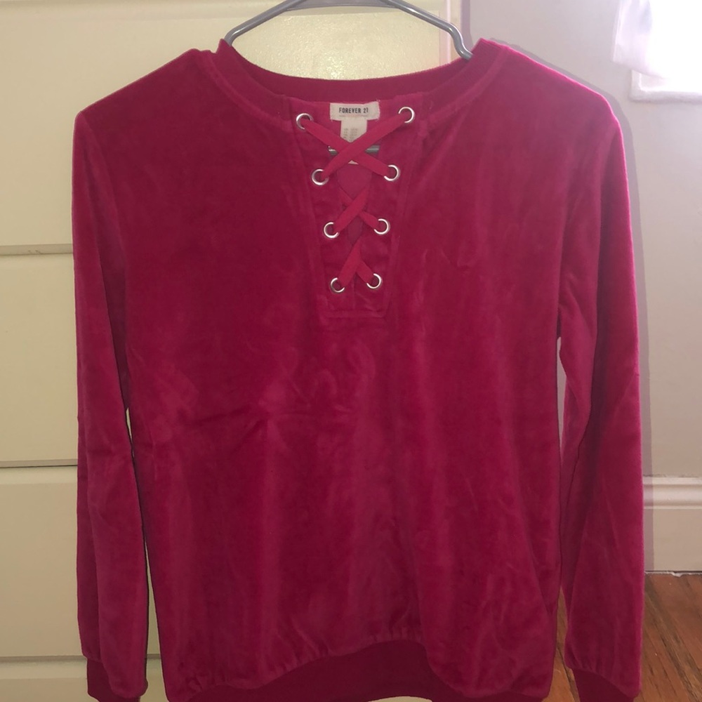 Pink Velour shirt
